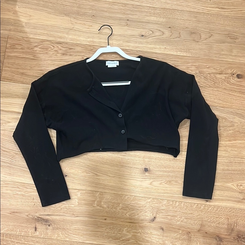 Black Cropped Cardigan from Lovers + Friends